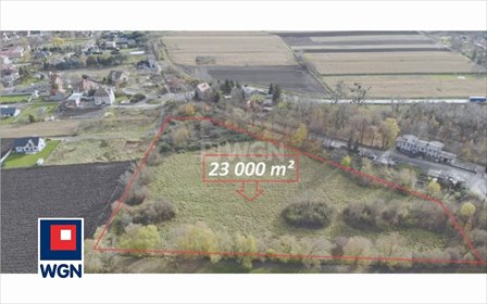 działka na sprzedaż 23000m2 działka Wiązów, Kolejowa