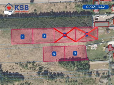 działka na sprzedaż 1200m2 działka Magonie
