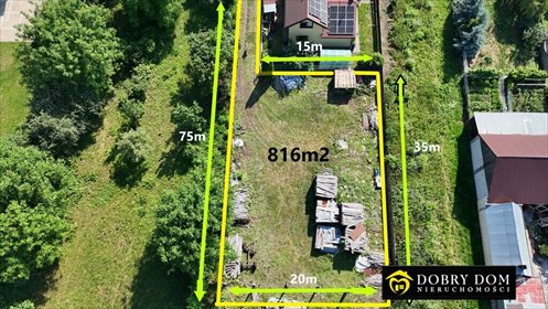 działka na sprzedaż 816m2 działka Białystok, Zawady