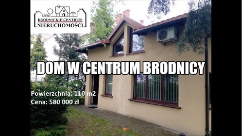 Obiekt usługowo-mieszkalny w centrum Brodnicy (garaż, ogrzewanie gazowe) dom Brodnica, Centrum