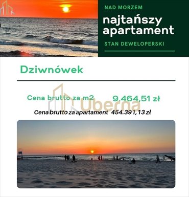 mieszkanie na sprzedaż 48m2 mieszkanie Dziwnówek