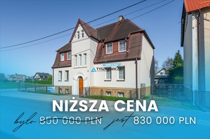 Dom z 4 niezależnymi mieszkaniami, 250 m², gotowy dochód dom Lubichowo, Słoneczna