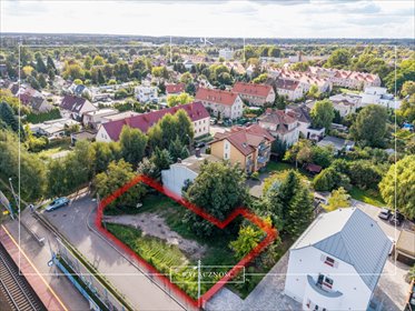 działka na sprzedaż 608m2 działka Poznań, Dębiec, Jaśminowa