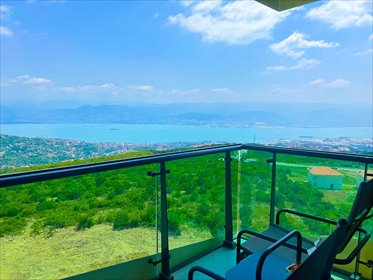 Widok na morze i las, balkon, taras, 3 pokoje mieszkanie Akpınar, Akpınar, İzmit, Kocaeli