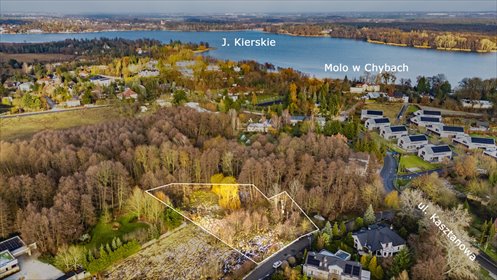 działka na sprzedaż 3056m2 działka Chyby, Podgórna