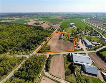 Duża działka 2 ha przy S7 – inwestycja i rozwoj działka Klemencice