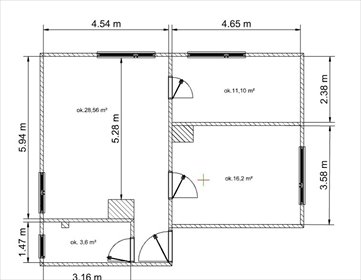 mieszkanie na sprzedaż 60m2 mieszkanie Wrocław, Psie Pole, Krzywoustego