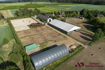 Działka z stajnią i halą dla miłośników koni – 7,24 ha działka Rudki