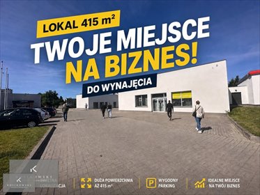 Polecam przestronny lokal 415 m² przy strefie handlowej lokal użytkowy Namysłów, Bohaterów Warszawy