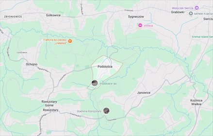 Działka na sprzedaż 833m2 działka Podstolice