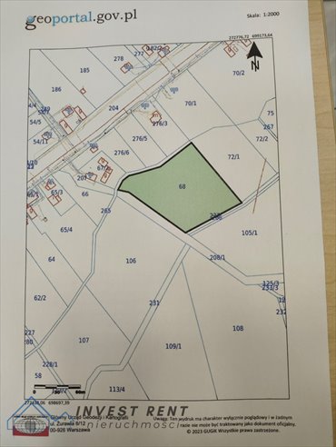 Sprzedam działkę rolną 10A w Błotnicy z potencjałem inwestycyjnym działka Błotnica, Błotnica, Błotnica 10A