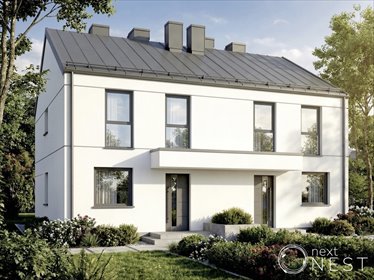 Dom bliźniak 80,12 m2 z ogródkiem, garażem i nowoczesnymi instalacjami dom Wólka Pracka