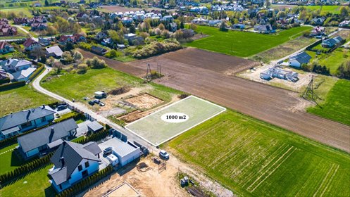 działka na sprzedaż 1000m2 działka Jakubowice Konińskie