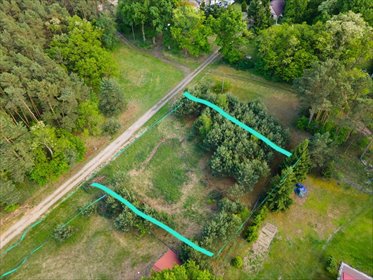 Działka budowlana 1897 m² z lasem i mediami, spokojna okolica działka Liszyno, Jagiellońska