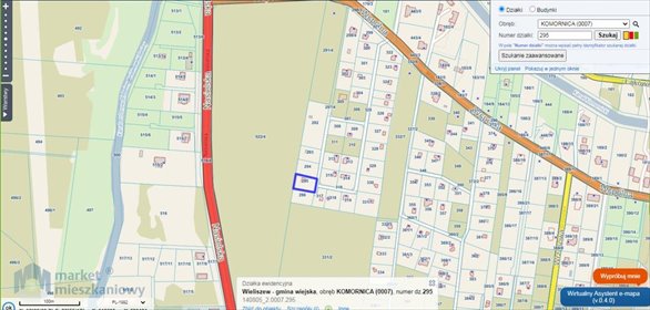 Polecam działkę 872 m² w Komornicy z możliwością zabudowy działka Komornica, Wspólna