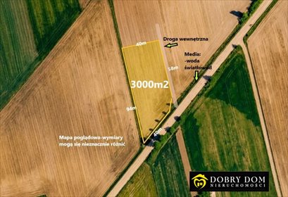 Działka 3 000 m² z WZ, media, prywatność. działka Klewinowo