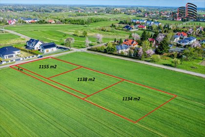 działka na sprzedaż 1155m2 działka Jakubowice Konińskie, Kasztanowa