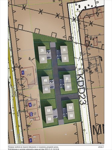 Działka pod 12 domów bliźniaczych - Sulejówek działka Sulejówek, Wspólna