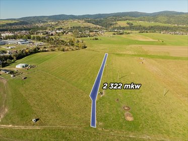 Działka 2322 m² w Nowym Targu - potencjał i duża powierzchnia działka Nowy Targ, Jana Pawła II