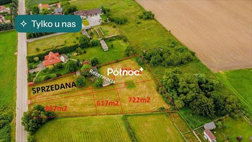 działka na sprzedaż 617m2 działka Stare Kupiski, Armii Krajowej