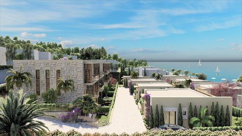 Luksusowe 3-pokojowe apartamenty 20m od morza w Bodrum mieszkanie Torba, Torba, Bodrum, Muğla