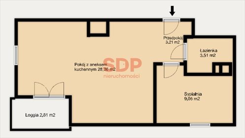 mieszkanie na sprzedaż 44m2 mieszkanie Wrocław, Stare Miasto, Powstańców Śląskich