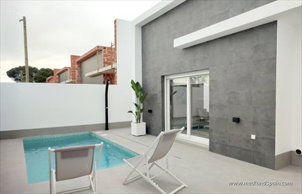 Nowoczesny dom z basenem i panoramicznym tarasem dom Murcia