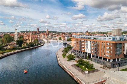 Nowoczesny apartament z widokiem na rzekę i tarasem. mieszkanie Gdańsk, Śródmieście, Stara Stocznia