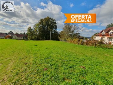 Widokowa działka budowlana z mediami, 1500 m² działka Leńcze