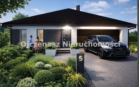 Do sprzedania nowoczesny dom 127 m² z garażem 2-stanowiskowym dom Kruszyn