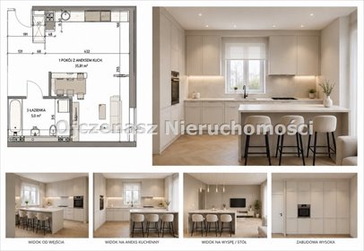 Nowoczesne 35,81 m² w Bydgoszczy (Fordon) z możliwością aranżacji mieszkanie Bydgoszcz, Fordon, Akademickie