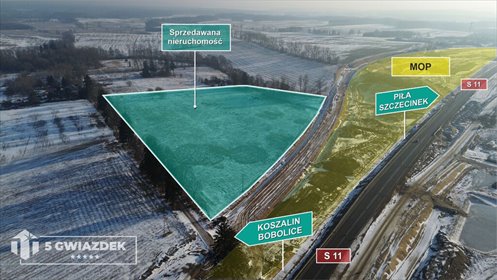 działka na sprzedaż 37480m2 działka Szczecinek