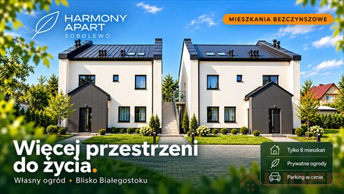 Nowoczesne mieszkania bezczynszowe z prywatnym ogrodem mieszkanie Grabówka