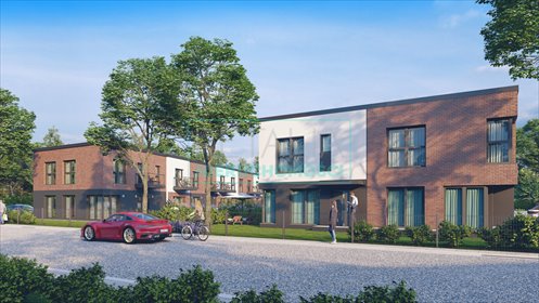 Nowoczesny dwupoziomowy segment 83,77 m² z miejscami parkingowymi dom Grodzisk Mazowiecki