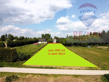 działka na sprzedaż 3002m2 działka Ćmielów, Tęczowa