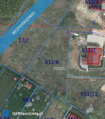 działka na sprzedaż 2052m2 działka Szczawno-Zdrój, Ułanów Nadwiślańskich
