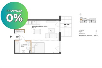 Mieszkanie 32,55 m² z balkonem w Warszawie Włochy mieszkanie Warszawa, Włochy, Stare Włochy