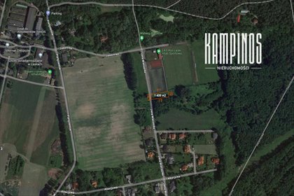 działka na sprzedaż 1406m2 działka Laski