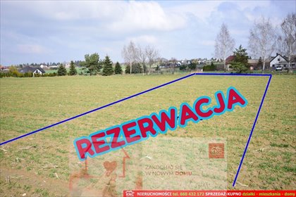 działka na sprzedaż 1028m2 działka Kalinówka