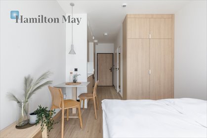 Nowoczesne studio 20 m² z balkonem na Mokotowie - pełne wyposażenie mieszkanie Warszawa, Mokotów, Postępu