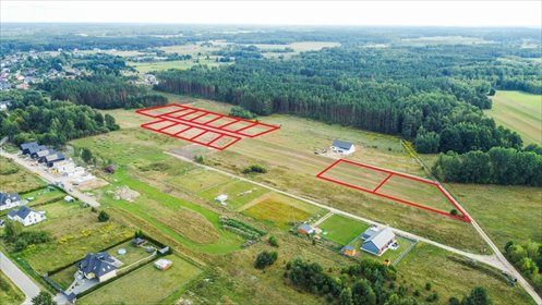 działka na sprzedaż 1027m2 działka Skrybicze