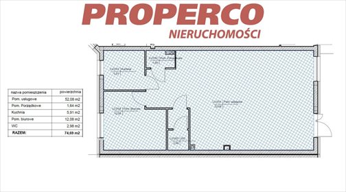 Lokal użytkowy na sprzedaż Kielce, Piaski, Witosa 75m2 Foto 1