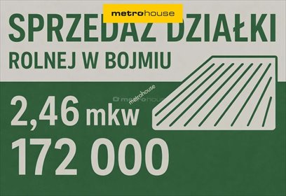 działka na sprzedaż 24618m2 działka Bojmie