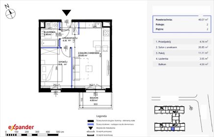 mieszkanie na sprzedaż 40m2 mieszkanie Wrocław, Pabianicka