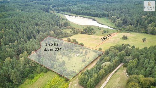 działka na sprzedaż 12600m2 działka Brąswałd