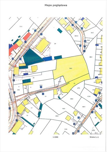Polecam działkę 3740 m² w Kaliszu przy Chmielnej działka Kalisz, Chmielna