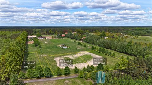działka na sprzedaż 3000m2 działka Borzęcin Duży