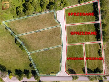 działka na sprzedaż 1118m2 działka Franciszków