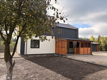 Nowoczesny dom 106 m² z fotowoltaiką i garażem dom Kowala-Stępocina, Mazowszany