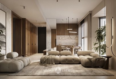 Nowoczesny apartament z 2 tarasami i ogrodem. mieszkanie Warszawa, Praga-Południe Saska Kępa